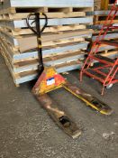 A/GA 2000kg Cap Hand Hydraulic Pallet Truck, serial no. 196766, loading free of charge - yes, lot