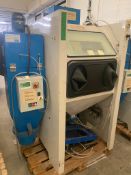 Wheelabrator Ventus 92S Shot Blast Cabinet, year of manufacture 2009, loading free of charge -