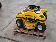 Ransomes Spider Mini 2 Radio Controlled Bank Mower, with remote control, L 1m x W 1m x H 0.6m