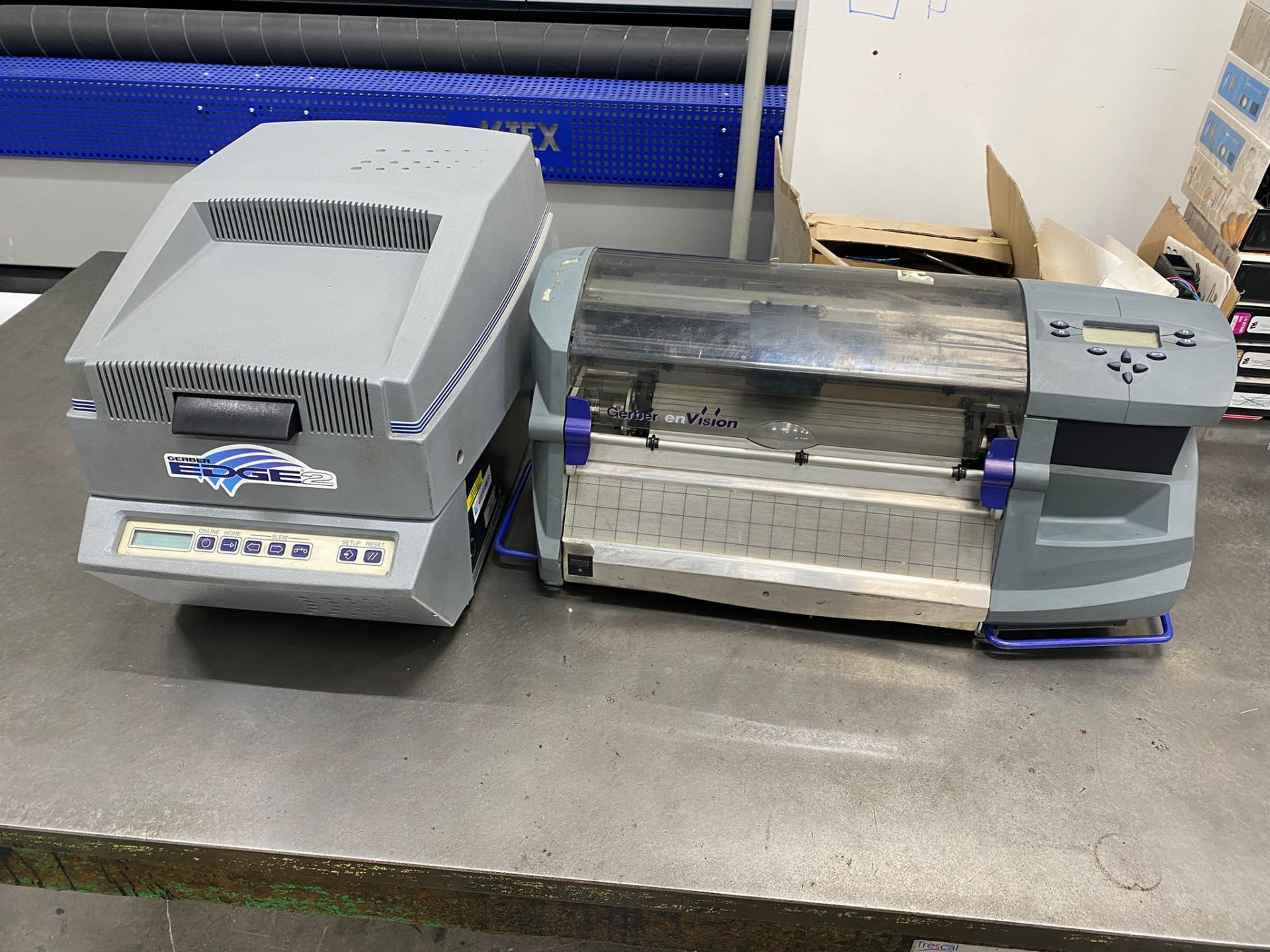 Quantity of Gerber Edge Equipment, including Edge 2 thermal printer, GSX Plus plotter, Edge and - Image 3 of 8