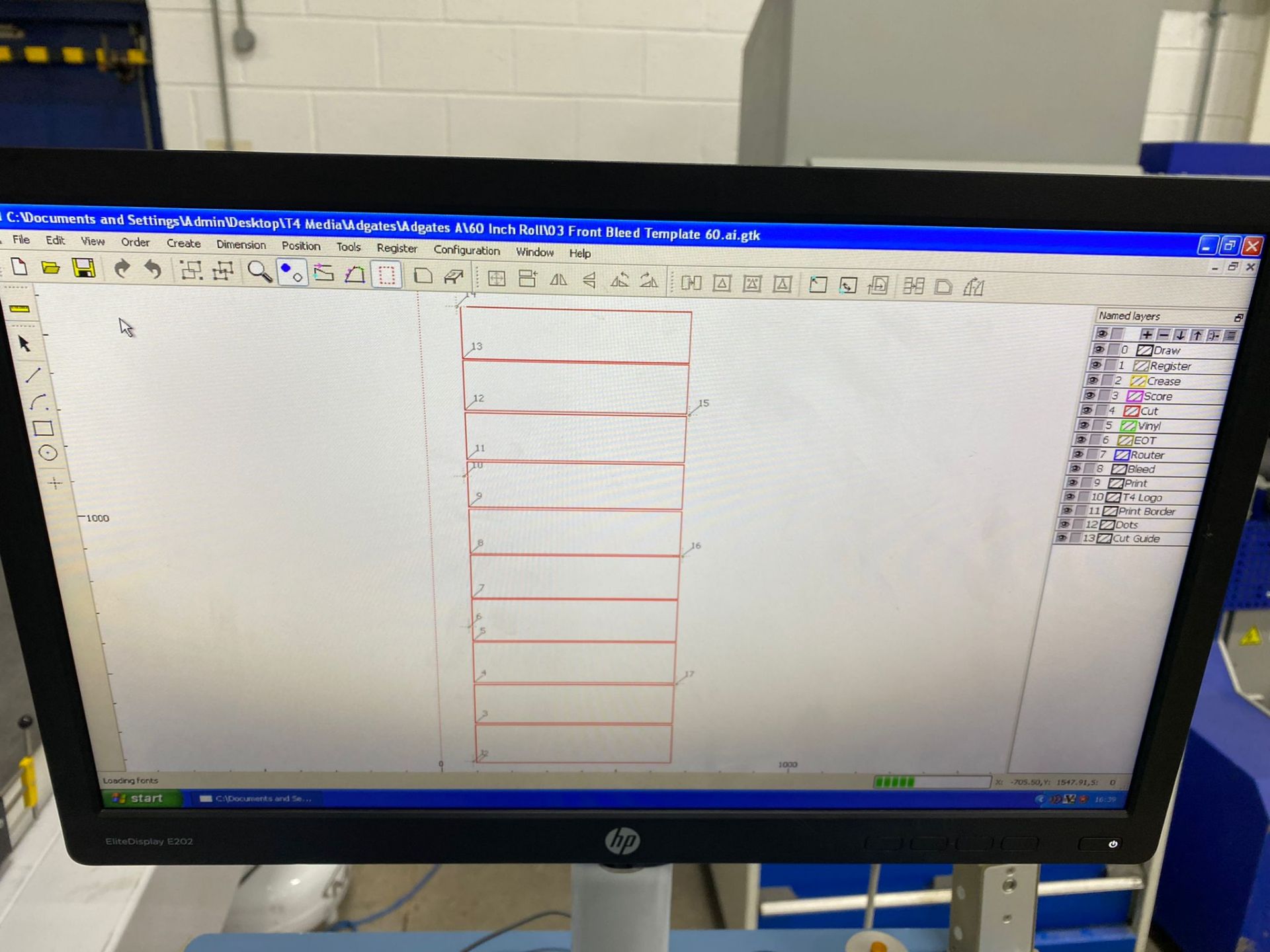 Zund L 2500 CV Digital Cutter, year of manufacture 2006, material clearance 30mm, approx. 1800mm x - Image 11 of 14