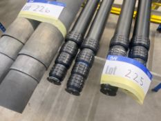 Four Aluminium Telescopic Camera Poles/ Masts, loading free of charge - yes, lot located at Ludom