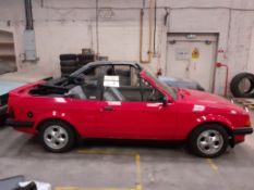 Ford Escort 1.6i Cabriolet, (1986), vendors comments - runs drives good condition, some spare