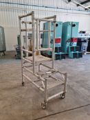 Aluminium Podium Tower L 0.68m x W 0.5m H 1.2m, loading free of charge - yes, lot located at Unicorn