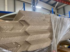 Pallet of Cardboard Protective Edgings, loading free of charge - yes, lot located at Ludom