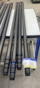 Four Aluminium Telescopic Camera Poles/ Masts, loading free of charge - yes, lot located at Ludom