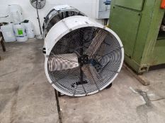 Industrial Fan, loading free of charge - yes, lot located at Unicorn Road Site, Off Queen