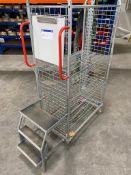 Order Picking Trolley, with step and clipboard, loading free of charge - yes, lot located at Ludom