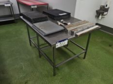 Stainless Steel Table, Approx. 1.5m x 1.14m x 0.86m