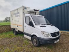 Mercedes Benz Spinter Refrigerated Box Van, Reg. CK56 XGR, GVW 3500kg, MOT Expires 25/01/2023, Bed