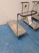 Steel Trolley, Approx. 1.1m x 0.45m