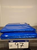 Eight Packs of Natual Plain Loose HDPE Sheets, Approx. 14" x 18", 10Mu Thickness