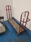 Steel Trolley, Approx. 1.5m x 0.4m