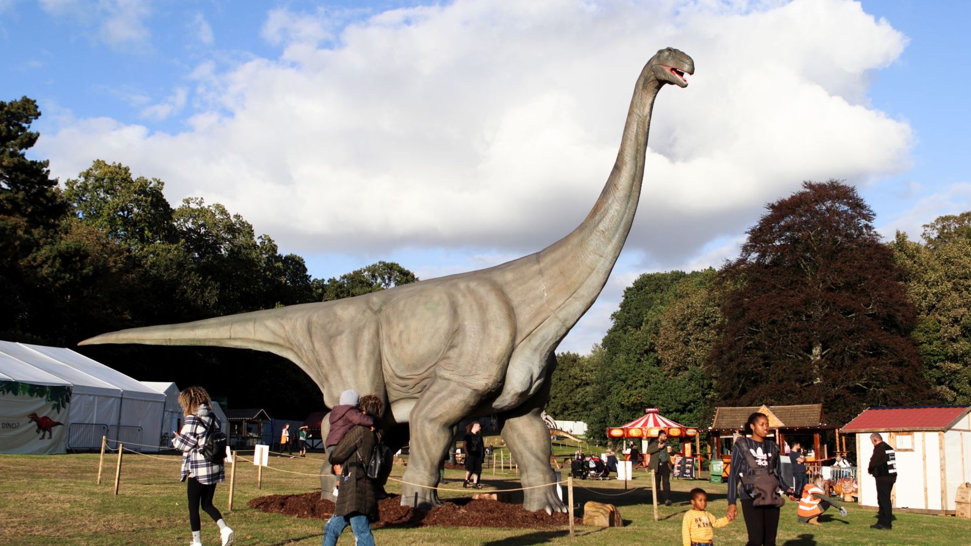 Animatronic Ruyangnosaurus 16m long, 8+ m high, constructed from quality steel structure, high- - Image 2 of 3