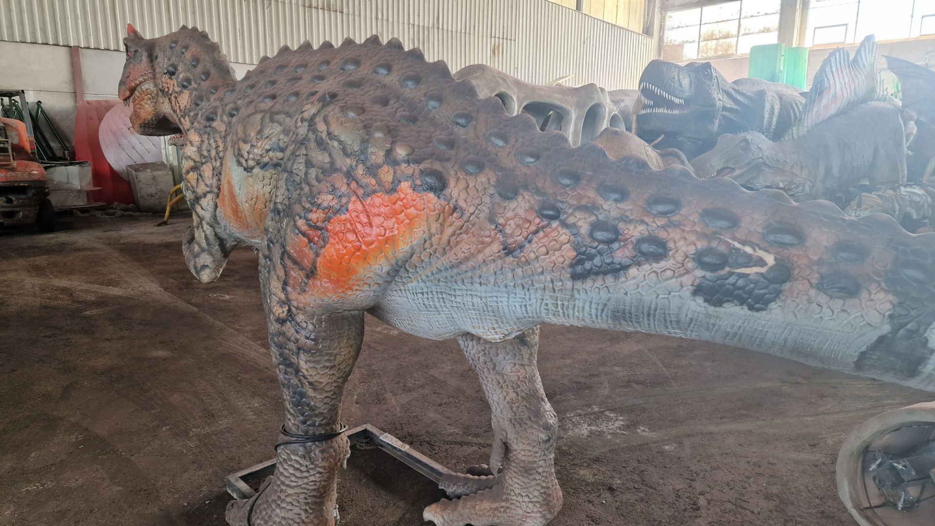 Animatronic Ceratosaurus 5m long, constructed from quality steel structure, high-density sponge - Image 4 of 4