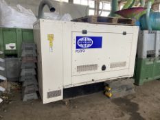 FG Wilson P60P3 60kVA Packaged Generator Set, 415/240v, servicing/ test hours only, with Perkins