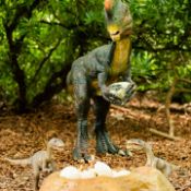 Oviraptor 2.5m long, constructed from quality steel structure, high-density sponge and three-layer