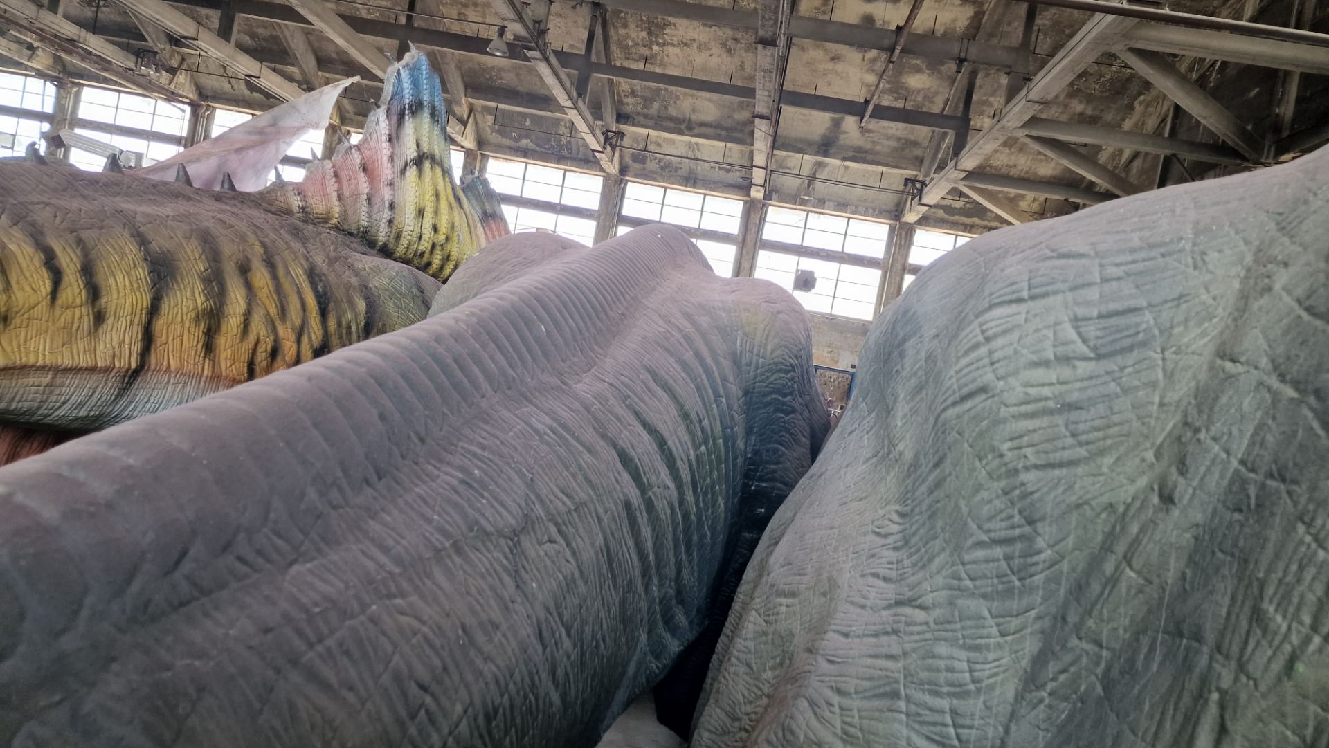 Animatronic Apatosaurus 18m long, 8+ m high, constructed from quality steel structure, high- - Image 2 of 7