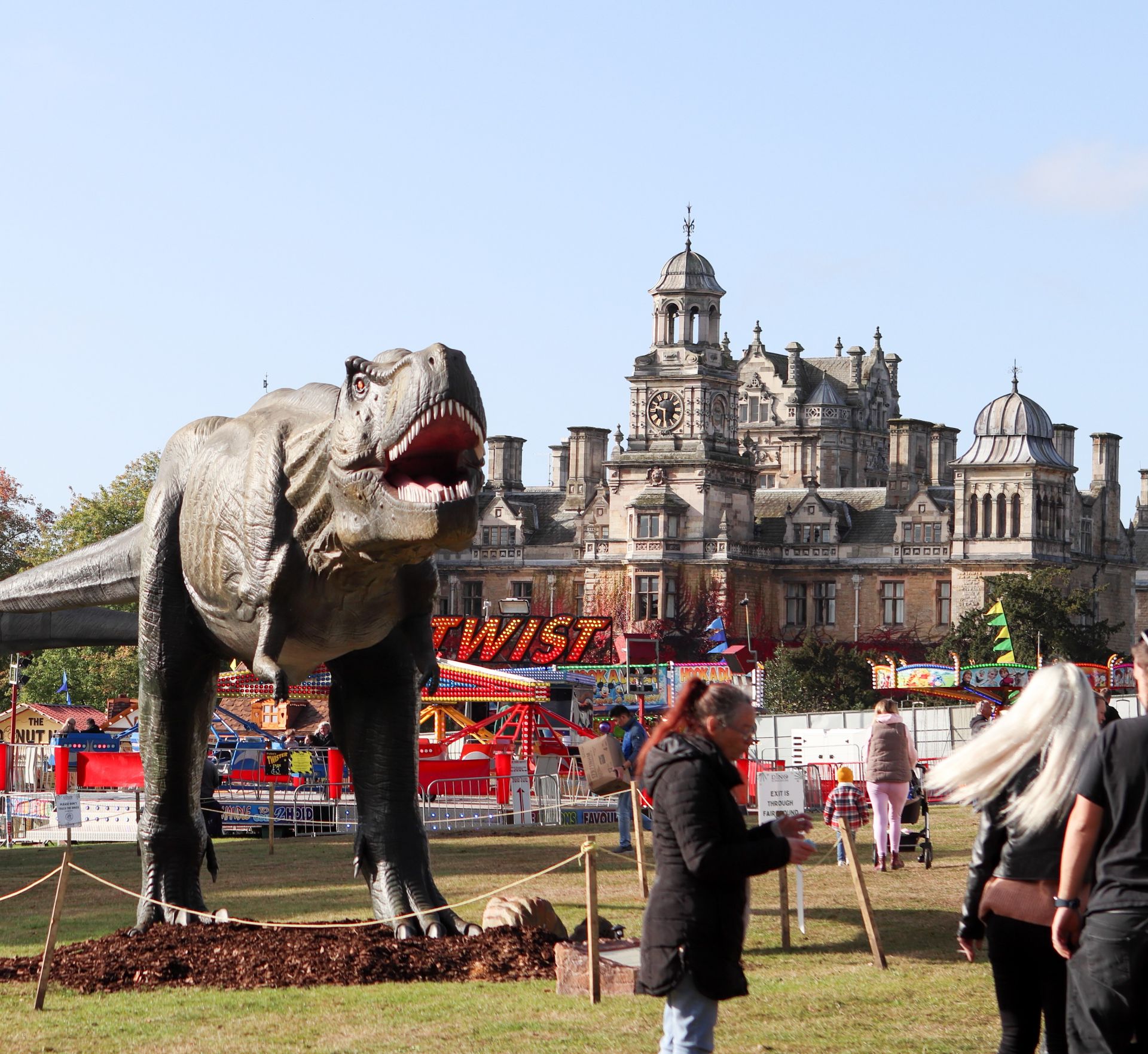 Animatronic Tyrannosaurus 12m long, 5.5 m high, constructed from quality steel structure, high- - Image 4 of 8