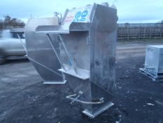Bag Emptier - Waeschle Aluminium Non Aspirated Bag Tipping Unit, with hinged lid, bag support step