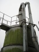 Single Pass - Complete Rotary Drum Drying Plant, the single pass drum is 1.5 metres dia. x 8.5