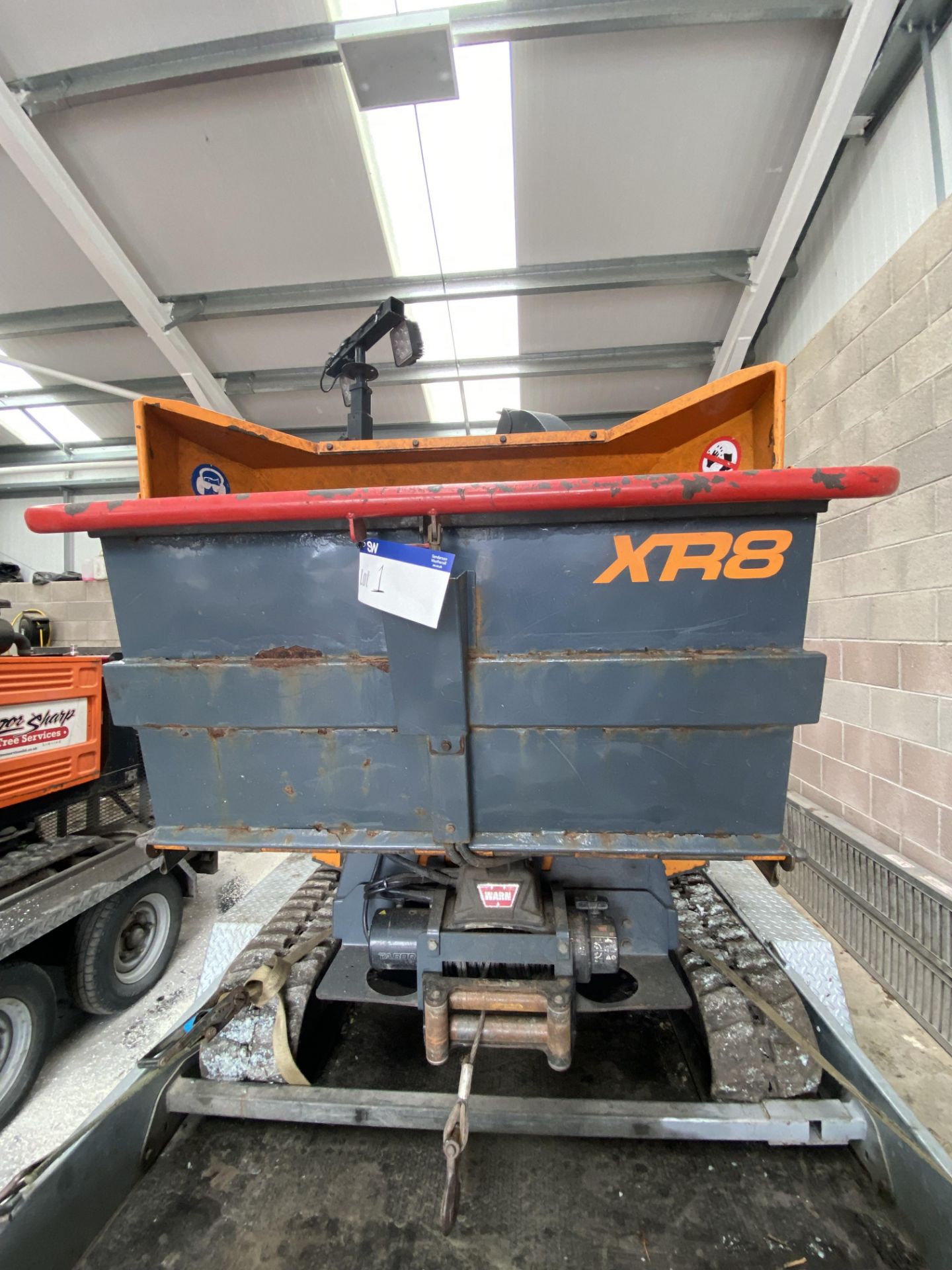 Forst XR8 TRACKED WOOD CHIPPER, serial no. SA9XR800000283167, year of manufacture 2018, weight 2, - Image 6 of 13