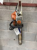 Stihl MS261C Petrol Engine Chain Saw, year of manufacture 2016Please read the following important