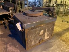 Morgan ERBO-HE-42 Electric Induction Furnace, serial no. 244-83, approx. 500mm dia., with control