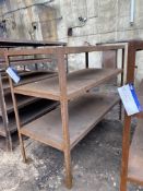 Single Bay Three Tier Rack, approx. 2020mm wide (take out and loading charges £5 + VAT)Please read