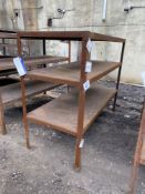 Single Bay Three Tier Rack, approx. 2020mm wide (take out and loading charges £5 + VAT)Please read