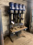 Herbert Four Gang Pillar Drill (take out and loading charge £30 + VAT)Please read the following