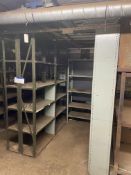 Approx. Nine Bays of Angle Steel Racking (take out and loading charge £20 + VAT)Please read the