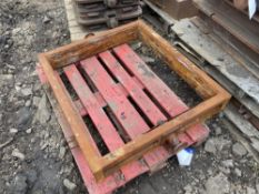 Steel Sand Box, as set out, 900mm x 800mm (take out and loading charges £5 + VAT)Please read the