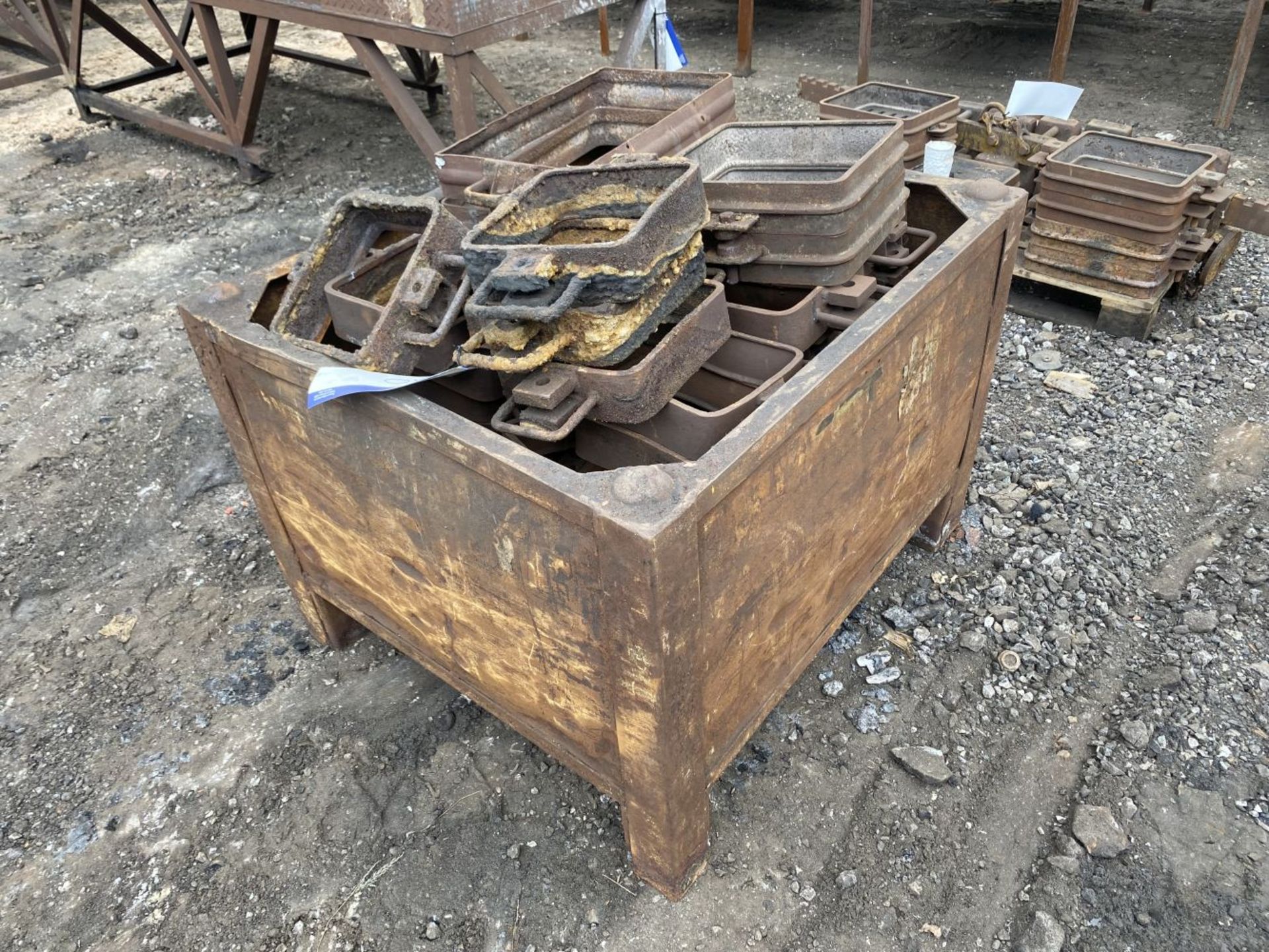 Assorted Sand Boxes, as set out, with box pallet (take out and loading charge £5 + VAT)Please read