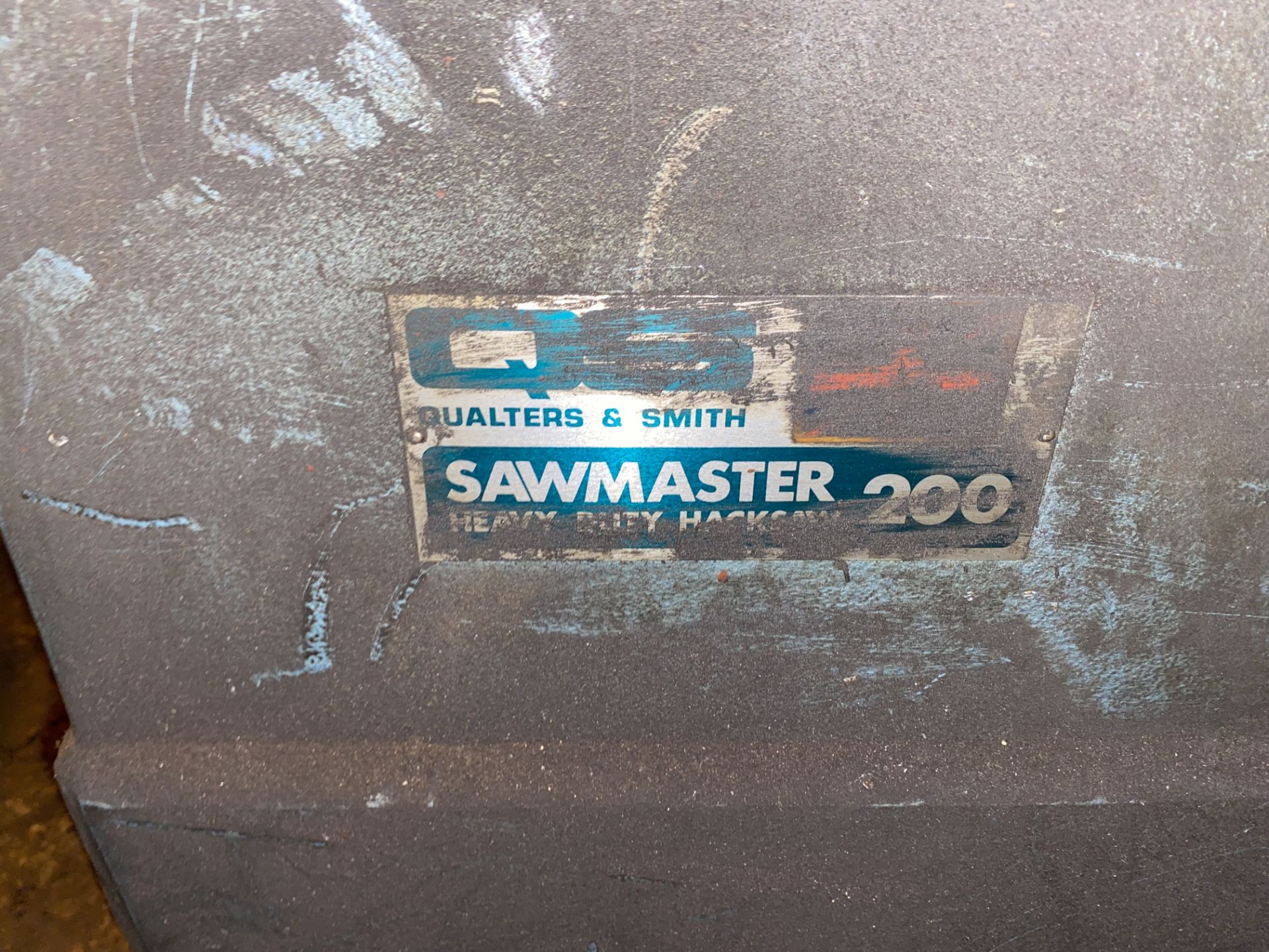 Sawmaster BD200 Horizontal Hack Saw (take out and loading charge £20 + VAT)Please read the following - Image 4 of 4