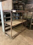 Two Bay Mobile Rack, approx. 1.82m long (take out and loading charge £5 + VAT)Please read the