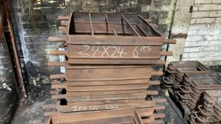 10 x sand box six x 24 x 24, two x 21 x 21, two x 16 x 24, (loading free of charge)Please read the