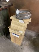 Assorted Saw Blades, as set out in one stack (loading free of charge)Please read the following