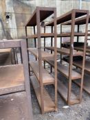 Single Bay Four Tier Steel Rack, 2m wide (take out and loading charges £5 + VAT)Please read the