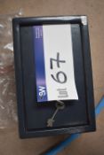 Single Door Safe, approx. 310mm x 210mm x 200mm high, with two keysPlease read the following