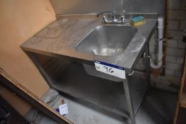 Single Bowl Stainless Steel Sink, 1.2m widePlease read the following important notes:- NOTE NO