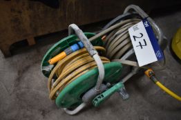 Two Hose Pipes & ReelsPlease read the following important notes:- NOTE NO FORK LIFT TRUCK ON