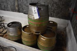 Five Alloy Barrels (understood to be property of Prospect Brewery)Please read the following