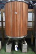 Insulated Stainless Steel Fermenting Tank, approx. 1.1m dia. x 1.4m deep (understood to have a