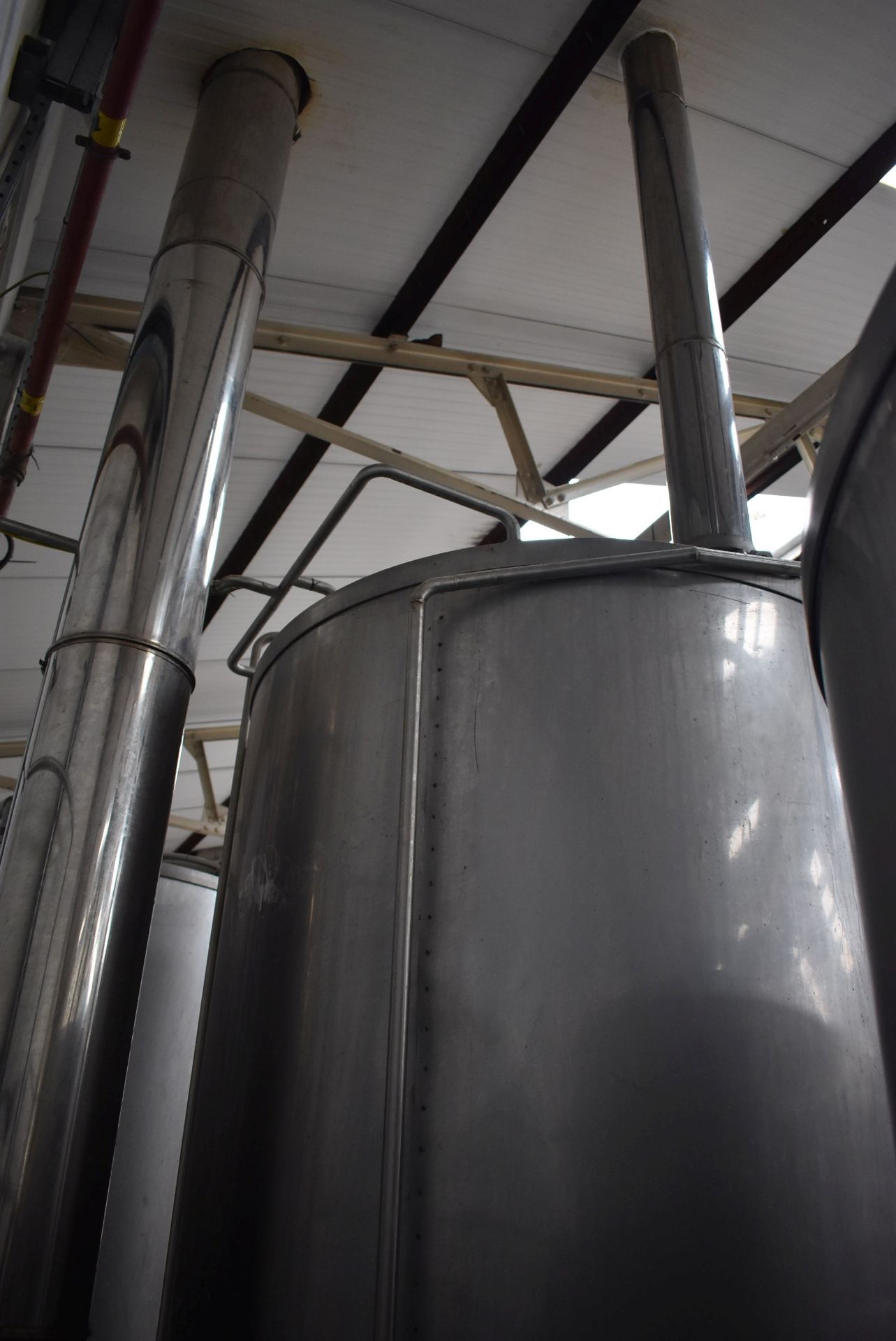 Insulated Stainless Steel Boiling Tank, approx. 1.3m x 2.7m high overall, with gas burner, two - Image 4 of 20