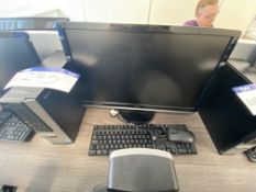 Dell OptiPlex 3020 Intel Core i3 Personal Computer (hard disk removed), with monitor, keyboard and