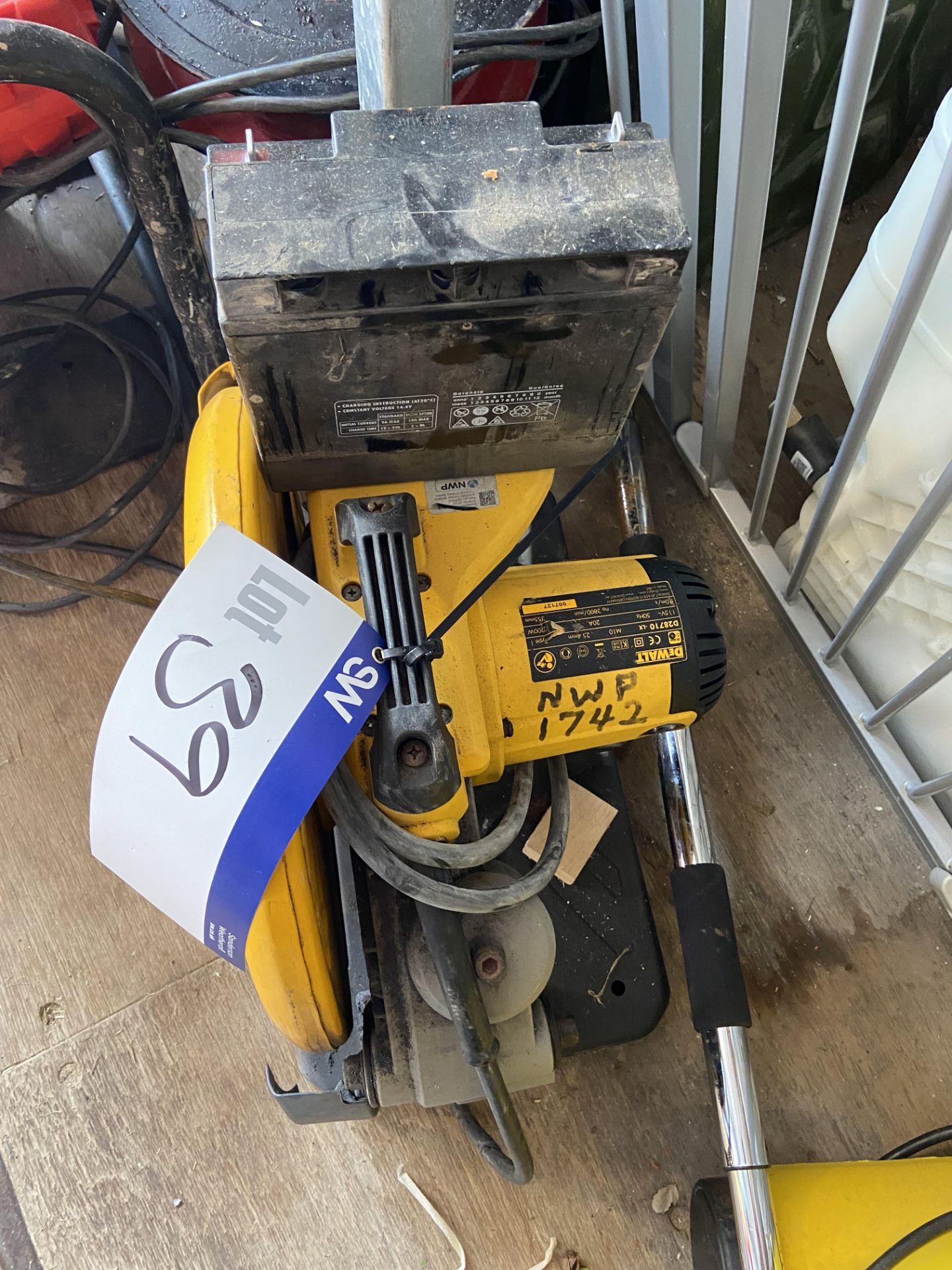 DeWalt D28710-LX Chop Saw, 110VPlease read the following important notes:- ***Overseas buyers - - Image 2 of 3