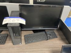 Dell OptiPlex 3040 Intel Core i5 Personal Computer (hard disk removed), with flat screen monitor and