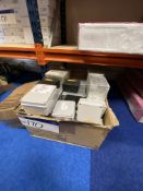 Quantity of Assorted Junction Boxes & Metal Enclosures, as set out in cardboard boxPlease read the