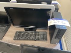 Dell Optiplex 3050 Intel Core i3 7th Gen Personal Computer (hard disk removed), with monitor,